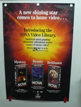 Pbs&#39; Nova Home Video Collection Promotional Home Video Poster 1988 - £13.19 GBP