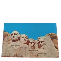 Postcard Mt Rushmore National Memorial South Dakota Black Hills Chrome Unposted - £5.52 GBP