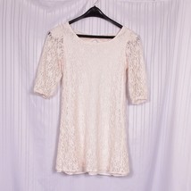 Ya Los Angeles Mini Dress Crochet Size Small - £12.68 GBP