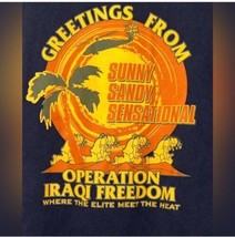Vintage Gear For Sports Operation Iraqi Freedom Sleeveless T-Shirt Size XL - £29.35 GBP