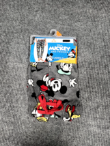 Disney Mickey Mouse &amp; Friends Women Medium Gray All Over Graphic Jogger ... - $14.51