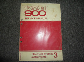 1979 80 1981 Saab 900 Électrique Système Instruments Service Manuel Usine OEM 3 - £14.18 GBP
