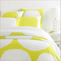 Pine Cone Hill Pop Dot 3P Green full queen Duvet Cover Shams Set - £201.95 GBP