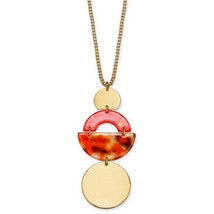 Alfani Tortoise-Look Geometric, 36 Pendant Necklace - $16.83