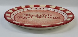 Detroit Red Wings Vintage Ceramic Serving Plate 10&quot; Inch Round - £15.71 GBP