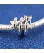 925 Sterling silver Twisting Arrow Charm 793665C01 - $22.22 CAD