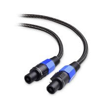 Cable Matters Premium Braided 12AWG Speaker Cable 3 ft Compatible with Speakon N - £19.97 GBP
