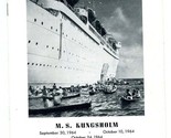 Swedish American Lines Shore Trip Program Booklet 1964 Caribbean Ports  - $17.80