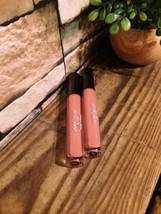 2 Laura Geller Liquid Lipstick COASTAL nude kisses LOT of 2 lip gloss- Rare - £13.92 GBP