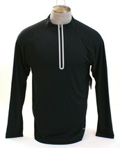 Hind Black 1/2 Zip Long Sleeve Reflective Running Shirt Men&#39;s NWT - £62.94 GBP