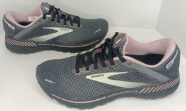 Brooks Womens Adrenaline GTS 22 Shoes 11.5 Medium B Gray Purple 1203531B015 - £35.80 GBP