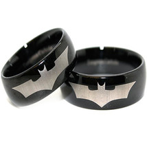 coi Jewelry Black Tungsten Carbide BatMan Ring - TG2819(Size:US10)  - $29.99