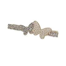 Aliotech Hair clips, Crystal Metal Double Butterfly Hair Clip for Women - £13.30 GBP