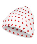 Mondxflaur Red Hearts Winter Toddler Beanie Hats Warm Baby Knit Caps for... - £13.54 GBP