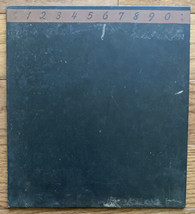 Vintage School Slate ABC Numbers Chalk Board Small Blackboard Decor - £11.26 GBP