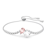 Swarovski Attract Soul Bracelet Pink, Rhodium Plated - $80.00