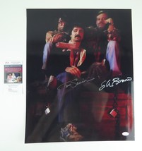 George A Romero Tom Savini Signed 16x20 Photo Creepshow Stephen King JSA COA - £466.11 GBP