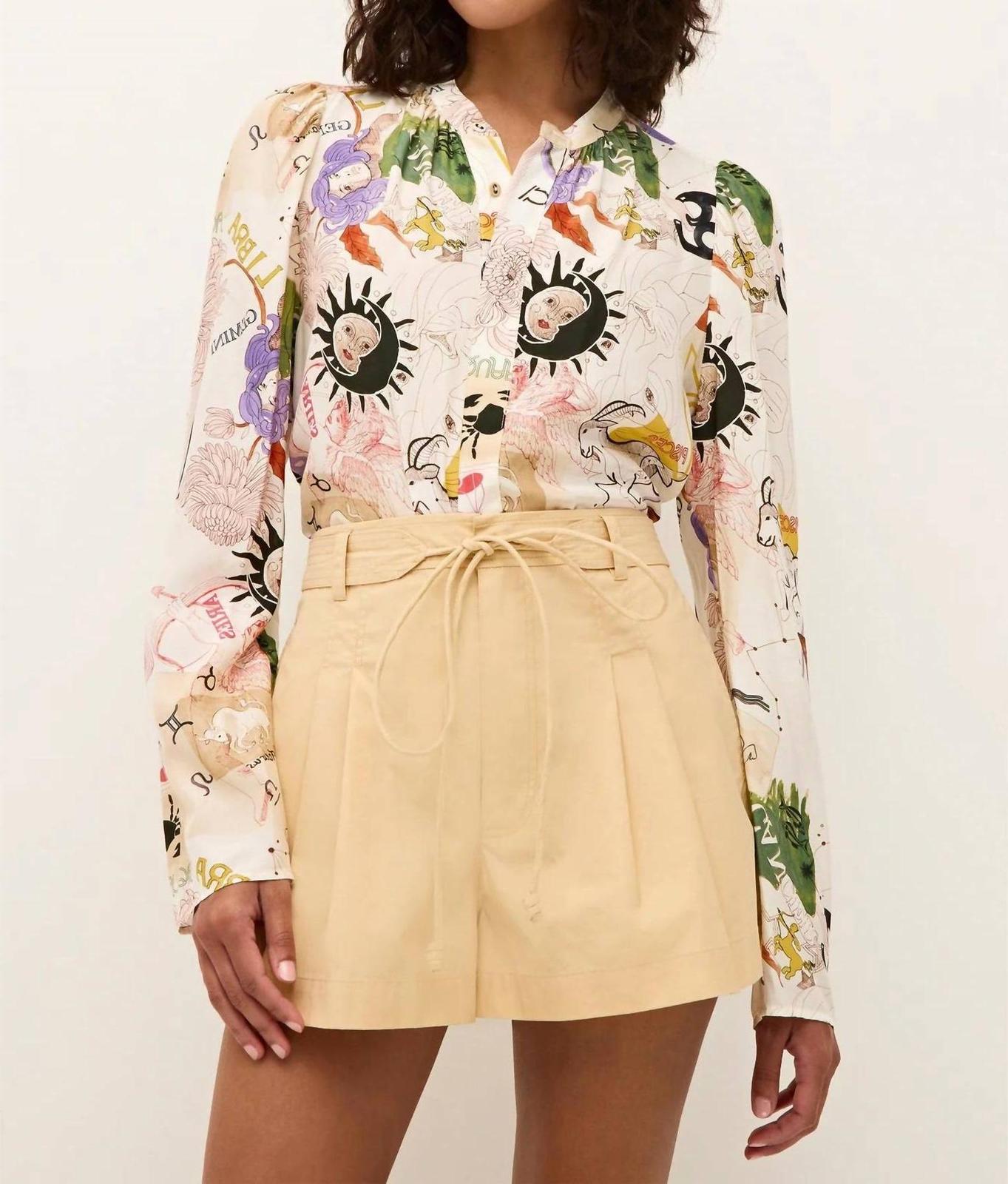 Marie Oliver Tysen Long Sleeve Blouse Size L - $186.12