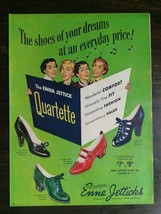 Vintage 1950 Enna Jetticks America&#39;s Walking Shoes Full Page Original Ad... - £5.22 GBP