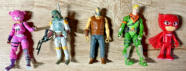 Mixed Toy Lot 5 Pc: Bane, Star Wars, PJ Mask, Fortnite - $9.89
