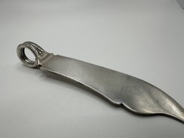 Antique 1800s Sterling Silver Large Knife Pendant 11cm - $79.20