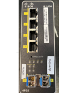 Cisco IE1000-4P2S-LM V02 Industrial PoE Switch 4-Port 2xSFP DIN Rail - $5,510.15 MXN