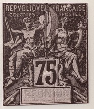 POSTAGE STAMP FRANCE 75 - ART PRINT ON CANVAS - £196.61 GBP