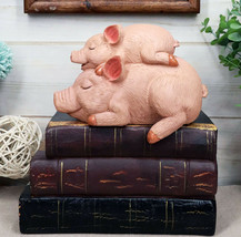 Ebros Whimsical Sleeping Pig with Piglet Piggyback Nap Shelf Sitter Figu... - £15.68 GBP