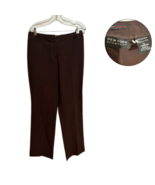 New York &amp; Company City Stretch Brown Dress Pants Women’s Size 10 - $272.41 MXN