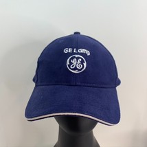 Vtg GE Lamp Strapback Hat Blue - $16.03