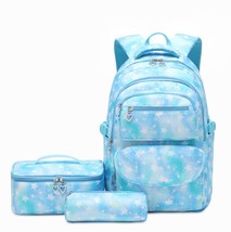 School Backpack for Girls 3 Pcs/Set School Bags Children Waterproof Kids Bookbag - £88.48 GBP