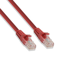 Red 7-foot premium Cat5e Patch LAN Ethernet Network Cable (10 Pack) - £27.64 GBP