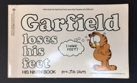 Vintage Garfield Loses His Feet His Ninth Book 1984 Special Book Club Ed... - $8.00