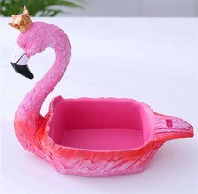 interoknack Flamingo Storage Box  Cute Pink Resin Organizer for Living ... - $1,829.98 MXN