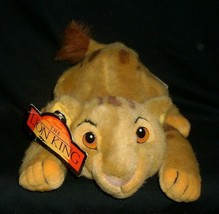 9&quot; Vintage Disney Store Simba The Lion King Stuffed Animal Plush Toy Movie W Tag - £18.91 GBP
