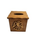 Vintage Hand Carved Wood Tissue Box Holder Angel Folk Art Rustic Farmhou... - $403.01 MXN Vintage Hand Carved Wood Tissue Box Holder Angel Folk Art Rustic Farmhou... - $403.01 MXN