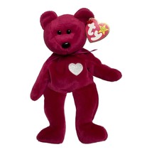 Ty Valentina the Red Bear Beanie Baby Valentines Day Heart Holiday - $14.38