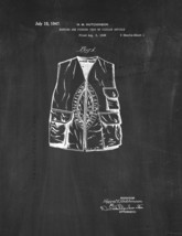 Hunting And Fishing Vest Patent Print - Chalkboard - £6.26 GBP+
