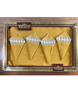 Vintage Majestic Fine Table Linens 7 Pc Yellow Placemats &amp; Napkins - $19.95