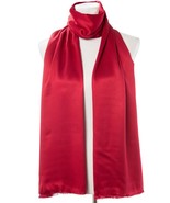MSRP $36 Inc Satin Pashmina Wrap Red Size OSFA - $20.46 CAD