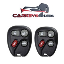 2 pc 2002-2009 GM / 3-Button Keyless Entry Remote / PN: 15008008 / MYT3X6898B  - £19.98 GBP