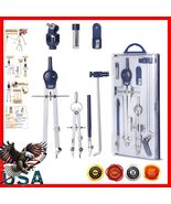 Precision Drafting Tools: 7-Piece Geometry Compass Set for Engineers &amp; A... - $34.53 CAD