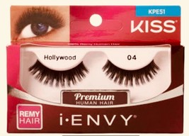 I Envy By Kiss Eyelashes KPE51 100% Human Hair Full Style Lashes - £1.56 GBP