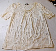 Jones New York Sport Short Sleeve shirt top blouse shirt Womens Size S s... - £15.80 GBP