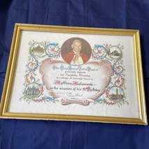 1994 Pope John Paul. II 90th Birthday Apostolic Blessing Framed - £22.85 GBP