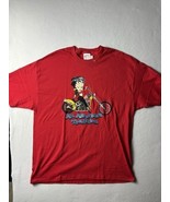 Vtg Y2K Betty Boop on Motorcycle An American Tradition Biker Shirt Adult... - $32.82