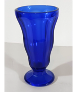 VTG ANCHOR HOCKING COBALT BLUE Parfait ICE CREAM Sundae Float MILKSHAKE ... - $146.43 MXN