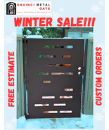 Durable side gate | Metal Designer Steel Gate | Factory direct prices - $21,994.59 MXN