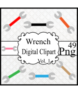 Wrench Digital Clipart Vol. 1 - $37.17 MXN