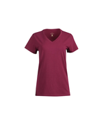 Blue Mountain YKL-9072 Rhododendron-Colored Short-Sleeve V-Neck T-Shirt,... - $29.47 CAD